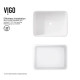 VIGO Jasmine Matte Stone Vessel Bathroom Sink