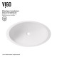 VIGO Wisteria Matte Stone Vessel Bathroom Sink