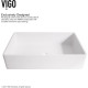 VIGO Magnolia Matte Stone Vessel Bathroom Sink