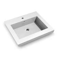 Topmount Bathroom Resin Basin 000 2522BP