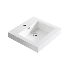 Topmount Bathroom Resin Basin 000 1818BP