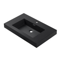 Topmount Bathroom Resin Basin 000 3018BP-MG