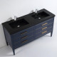 Topmount Bathroom Black Resin Basin 000 6122BP-BL