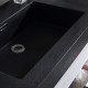 Topmount Bathroom Black Resin Basin 000 4922BP-BL