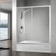 Bathtub door System LY8101 Polished chrome