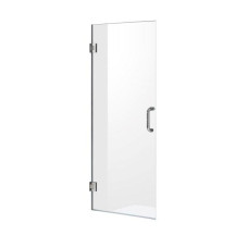 PASSION SERIES 24 IN. BY 72 IN. FRAMELESS HINGED SHOWER DOOR IN CHROME WITH HANDLE