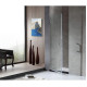 PASSION SERIES 24 IN. BY 72 IN. FRAMELESS HINGED SHOWER DOOR IN CHROME WITH HANDLE