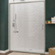 HALBERD 48 IN. X 72 IN. FRAMED SHOWER DOOR WITH TSUNAMI GUARD