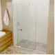 LONGBOAT SERIES 60 IN. X 76 IN. SEMI-FRAMELESS SHOWER DOOR WITH TSUNAMI GUARD