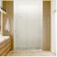LONGBOAT SERIES 60 IN. X 76 IN. SEMI-FRAMELESS SHOWER DOOR WITH TSUNAMI GUARD