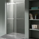 KAHN SERIES 48 IN. X 76 IN. FRAMELESS SLIDING SHOWER DOOR WITH HORIZONTAL HANDLE