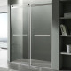 KAHN SERIES 60 IN. X 76 IN. FRAMELESS SLIDING SHOWER DOOR WITH HORIZONTAL HANDLE