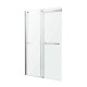 KAHN SERIES 60 IN. X 76 IN. FRAMELESS SLIDING SHOWER DOOR WITH HORIZONTAL HANDLE