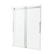 STELLAR SERIES 60 IN. X 76 IN. FRAMELESS SLIDING SHOWER DOOR WITH HANDLE