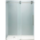 VIGO Elan Adjustable Frameless Sliding Shower Door