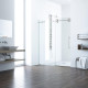 VIGO Elan Adjustable Frameless Sliding Shower Door