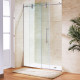 VIGO Elan Adjustable Frameless Sliding Shower Door