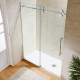 VIGO Elan Adjustable Frameless Sliding Shower Door