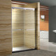 Shower door System LY3301 Brushed nickel, Polished chrome or Matte black