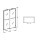 Shower door System LY2601 Aluminum