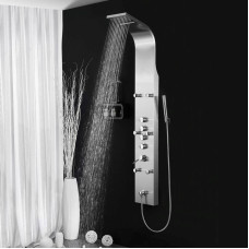 Shower panel CR003 Brushed nickel