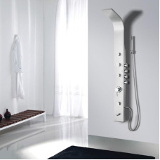 Shower panel CR002 Brushed nickel