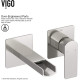 VIGO Atticus Wall Mount Bathroom Faucet