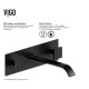 VIGO Titus Wall Mount Bathroom Faucet