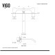 VIGO Titus Wall Mount Bathroom Faucet