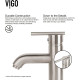 VIGO Seville Vessel Bathroom Faucet