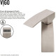 VIGO Duris Vessel Bathroom Faucet