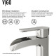 VIGO Paloma Single Hole Bathroom Faucet