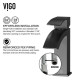 VIGO Satro Single Hole Bathroom Faucet