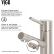 VIGO Noma Single Hole Bathroom Faucet