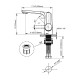 Single Handle Lavatory Faucet – 8001 019
