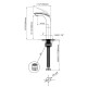 Single Handle Lavatory Faucet – 8001 018