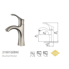 Single Handle Bathroom Faucet 21001Q(BN)