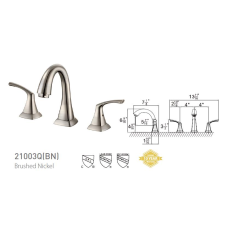 Widespread Two-Handle Bathroom Faucet 21003Q