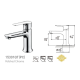 Single Handle Bathroom Faucet 15301QT