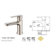Single Handle Bathroom Faucet 15301QT