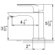 Single Handle Bathroom Faucet 14801QT