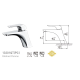 Single Handle Bathroom Faucet 13201QT