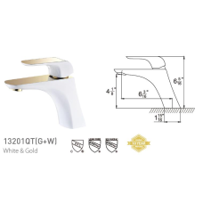 Single Handle Bathroom Faucet 13201QT