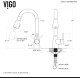 VIGO Aylesbury Pull-Down Spray Kitchen Faucet