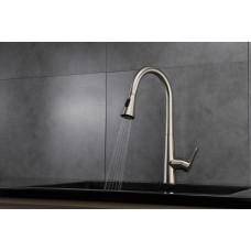 Furio Brass Kitchen Faucet w/ Pull Out Sprayer