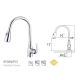 Single Handle Pull-Down Kitchen Faucet 8938Q Brushed Nickel or Polished Chrome