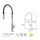Handle Pull-Down Kitchen Faucet 11088QT