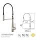 Single Handle Pull-Out Kitchen Faucet 15598BQT