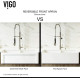 VIGO 33" Casement Front Matte Stone Double Bowl Farmhouse Kitchen Sink
