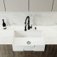 VIGO 30" Square Front Matte Stone Farmhouse Kitchen Sink